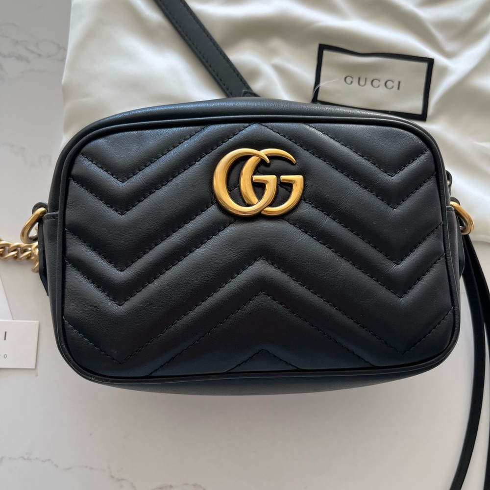 GG Marmont mini matelassé shoulder bag